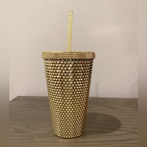 Starbucks gold grande bling tumbler - Picture 2 of 2